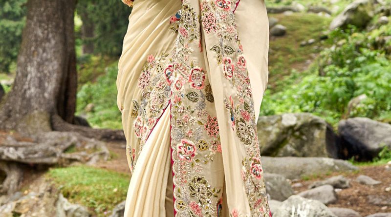 Best Resham Work Silk Sarees For Weddings & Festive Wear