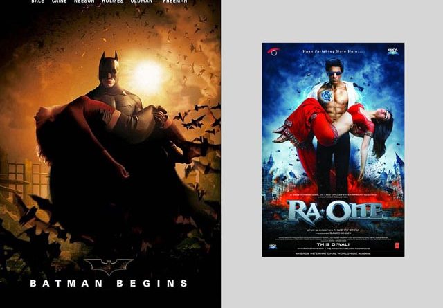 Bollywood posters copied from Hollywood