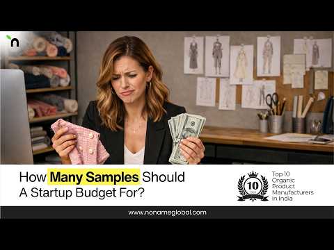 How many samples should a startup budget for before bulk production?
