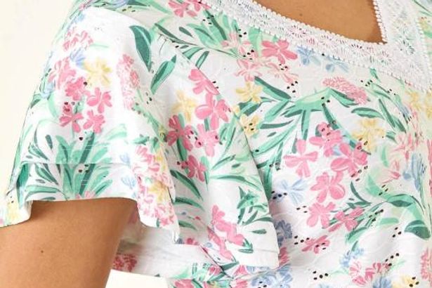 I found a ‘pretty and easy to wear’ spring top for £25 in Roman’s sale