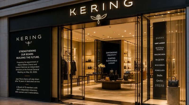 Kering to propose Chenut & Kleitman as independent directors at AGM
