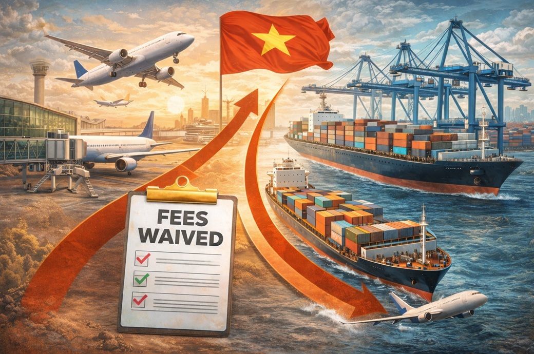 Vietnam mulls waiving multiple aviation, maritime fees for 3 quarters