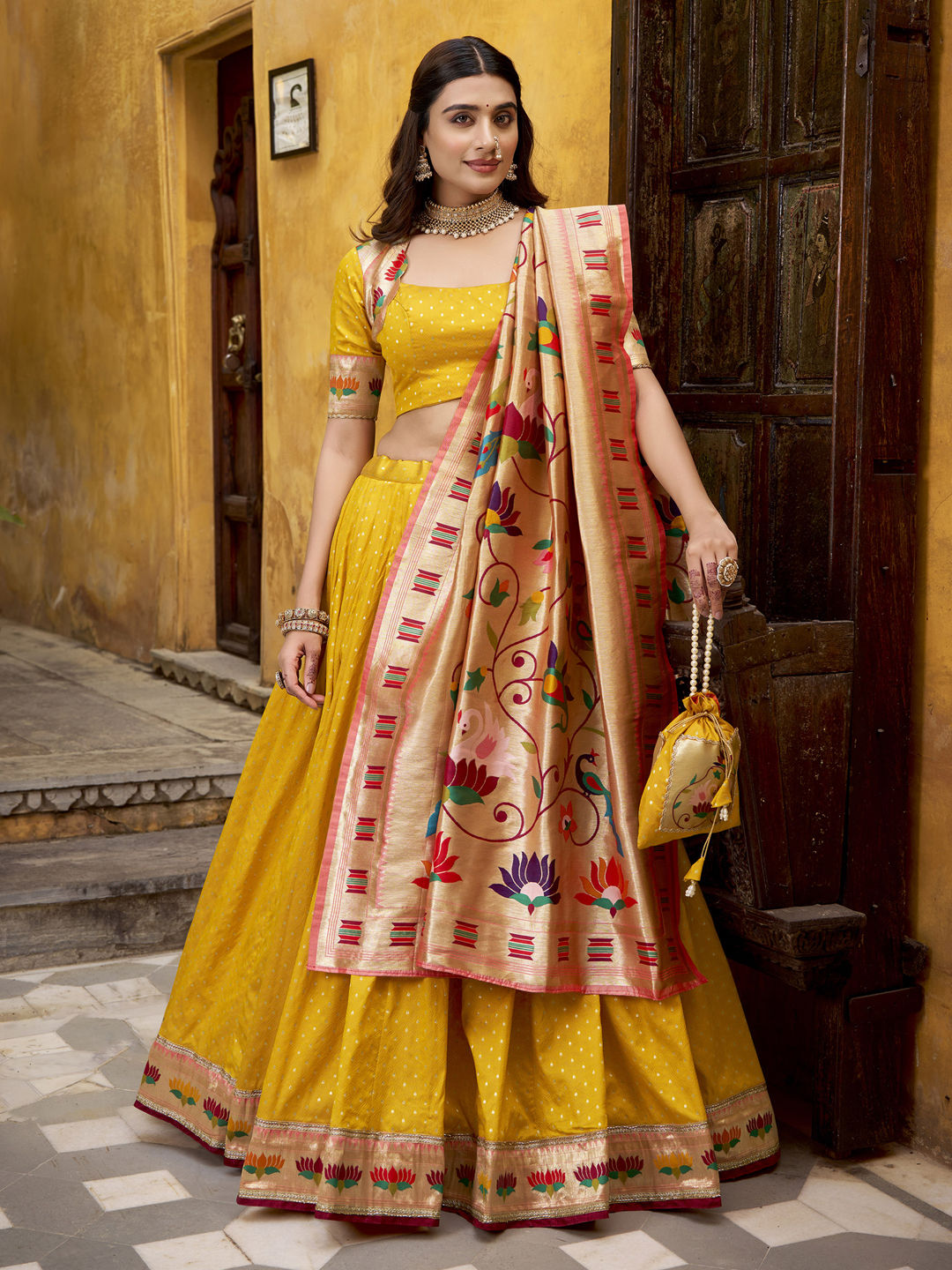 What Is A Jacquard Lehenga And Why Is It So Popular?