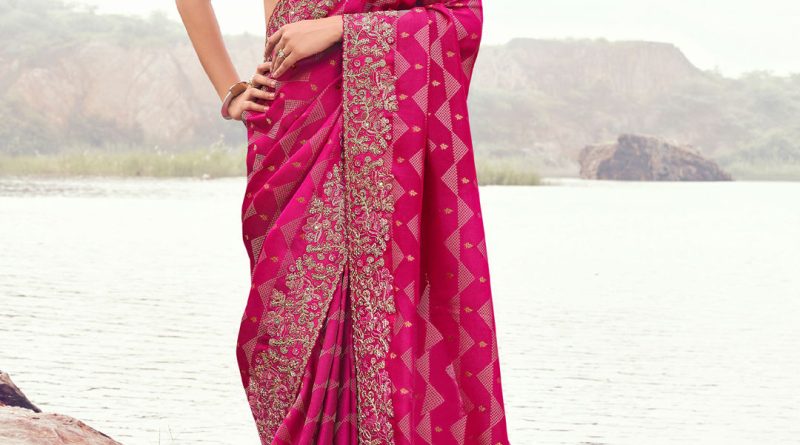 Best Resham Work Silk Sarees For Weddings & Festive Wear