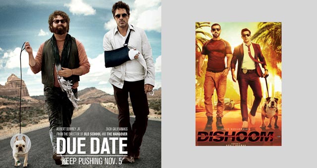 Bollywood posters copied from Hollywood