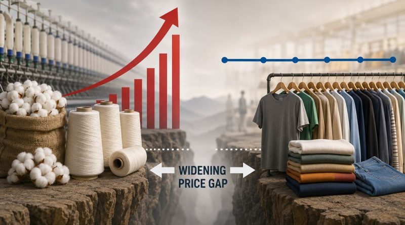 Cotton at ₹300/kg, garment prices lag: Margin squeeze deepens