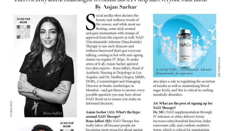 NAD Therapy: The next big thing in beauty?