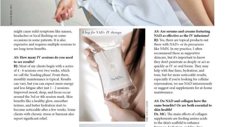 NAD Therapy: The next big thing in beauty?