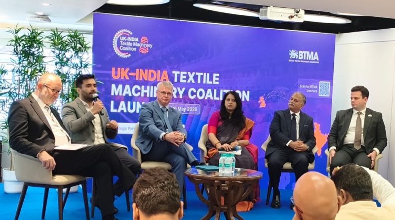 UK–India textile machinery corridor launched in Mumbai