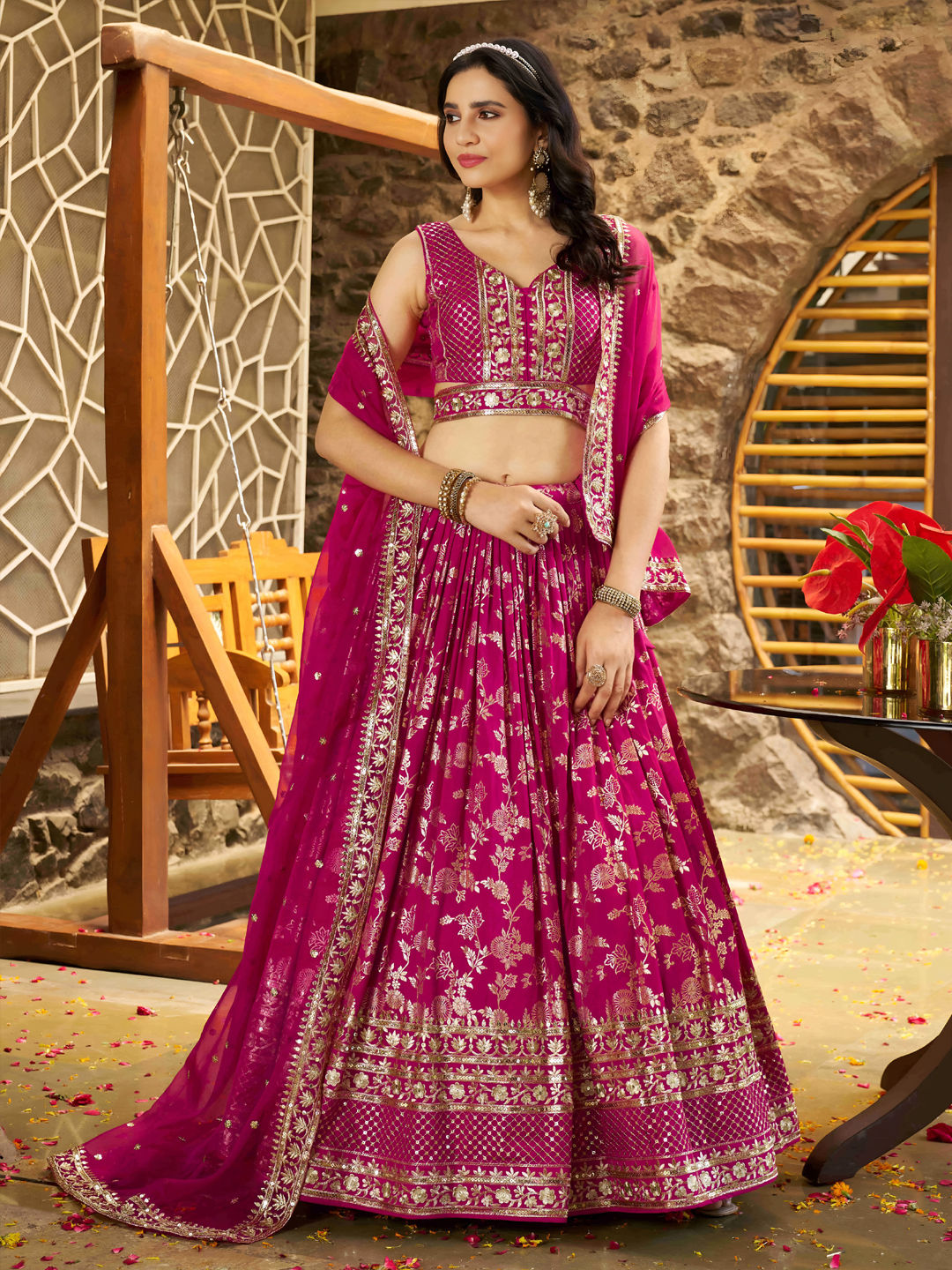 What Is A Jacquard Lehenga And Why Is It So Popular?